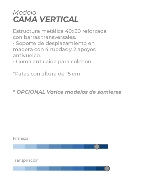 Somier Cama Vertical